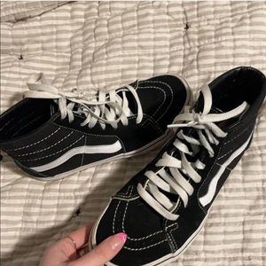 Black high top vans